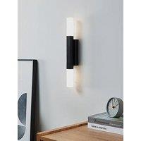 Eglo Alcudia Metal & Plastic Bathroom Mirror Light, Black