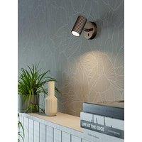 Eglo Portillo Aluminium & Steel Modern Wall Spotlight, Bronze