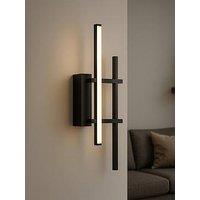 Eglo Trepiliano Aluminium & Steel Black Modern Led Linear Wall Light