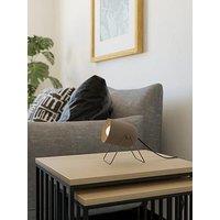 Eglo Tilston Steel Minimalist Desk Lamp, Sandy