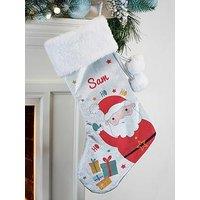 The Personalised Memento Company Personalised Santa Christmas Stocking