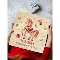 The Personalised Memento Company Personalised Unicorn Christmas Eve Box