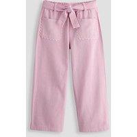 The Very Collection Girls Ric Rac Pocket Twill Trouser - Pink