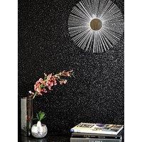 Arthouse Sequin Sparkle Black Wallpaper