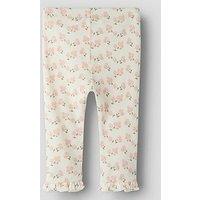 Lil Atelier Baby Girls Floral Leggings - Cream