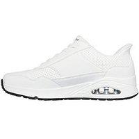 Skechers Slip-Ins Duraleather Fashion Sneaker - White