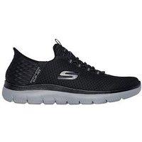 Skechers Wide Fit Mesh Slip-Ins Sneaker W/ Memory Foam