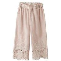 Lil Atelier Mini Girls Woven Embroidered Co-Ord Trousers - Light Pink