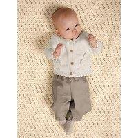 Lil Atelier Baby Girls Knitted Cardigan - Cream