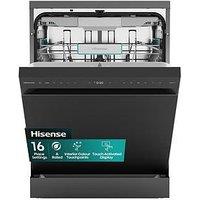 Hisense Hs673A90Bxuk Full Size Wifi-Enabled Dishwasher - Black Inox