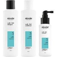 Nioxin Scalp + Hair Thickening System 3 For Coloured, Dry And Damaged Hair With Light Thinning, Loyalty Kit
