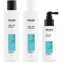 Nioxin Scalp + Hair Thickening System 3 For Coloured, Dry And Damaged Hair With Light Thinning, Trial Kit