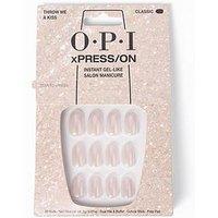 Opi Xpress/On - Throw Me A Kiss Press On Nails Gel-Like Salon Manicure