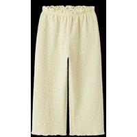 Name It Mini Girls Co-Ord Trousers - Light Yellow