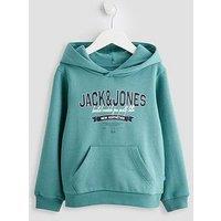 Jack & Jones Mini Younger Boys Logo Hoodie - Blue