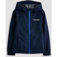 Jack & Jones Mini Younger Boys Flynn Rain Jacket - Navy Blazer