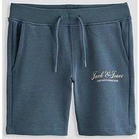 Jack & Jones Mini Younger Boys Gordon Archive Sweat Shorts - Blue