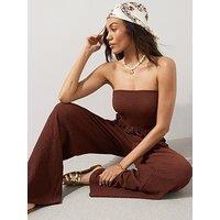 The Very Collection Crinkle Co Ord Bandeau Top