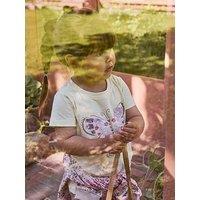 Name It Mini Girls Embellished Butterfly Short Sleeve Tshirt - Light Yellow