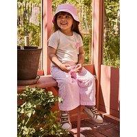 Name It Mini Girls Floral Embroidered Co-Ord Trousers - Light Pink