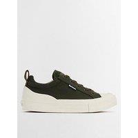 Barbour Stanhope Canvas Trainers - Olive