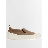 Barbour Cowan Canvas Slip On Trainers - Beige