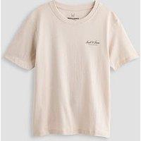 Jack & Jones Junior Boys Archive Graphic Short Sleeve Co-Ord T-Shirt - Moonbeam