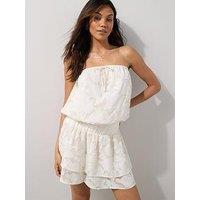 The Very Collection Blouson Beach Dress - White