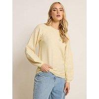 Long Tall Sally Balloon Sleeve Jumper - Yellow
