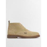 Barbour Kirkstone Desert Boots - Light Beige