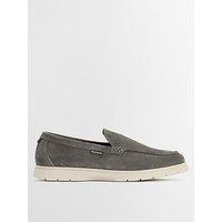 Barbour Carty Loafers - Light Grey