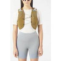 Salomon Adults Unisex Running Active Skin 4 Hydration Vest Set - Brilliant Olive