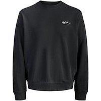 Jack & Jones Junior Boys Archive Graphic Sweatshirt - Black