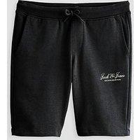 Jack & Jones Junior Boys Gordon Archive Sweat Co-Ord Shorts - Black