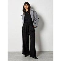 Apricot Pleat Detail Wide Leg Trousers