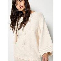 Apricot Oversized Cape Jumper