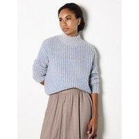 Apricot Fisherman Knit Mix Yarn Jumper