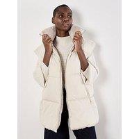 Apricot Reversible Oversized Puffer Jack