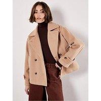 Apricot Tailored Short Trench Jacket