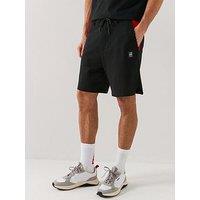 Hugo X Rb Despen Relaxed Fit Jersey Shorts - Black