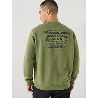 Barbour International Authentics Staithes Graphic Sweatshirt - Green