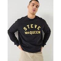 Barbour International X Steve Mcqueen Chainstitch Sweatshirt - Black