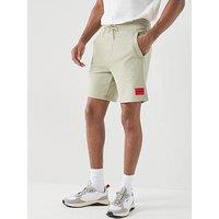 Hugo Diz222 Regular Fit Jersey Shorts - Light Green