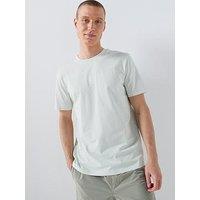 Hugo Darusi Centre Logo Regular Fit T-Shirt - Light Green