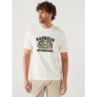 Barbour International Talisman Graphic Relaxed T-Shirt - White