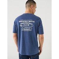 Barbour International Staithes Graphic Relaxed T-Shirt - Blue