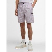 Barbour International Inline Relaxed Shorts - Purple