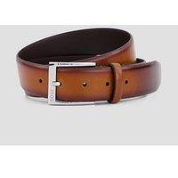 Boss Elloy-Pc-An High Shine Formal Leather Belt - Brown