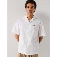 Hugo Espino Oversize Fit Short Sleeve Shirt - White