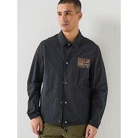 Barbour International Coach Casual Steve Mcqueen Jacket - Black
